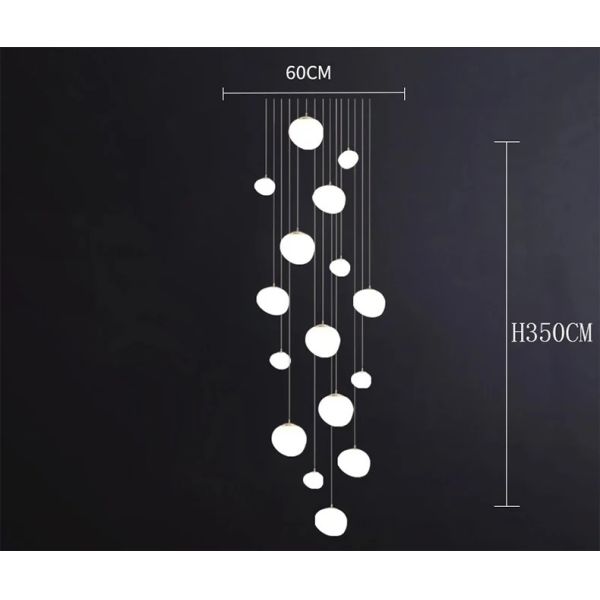 Modern Ceiling Chandeliers Creative Staircase Pendant Light(WH-NC-128)
