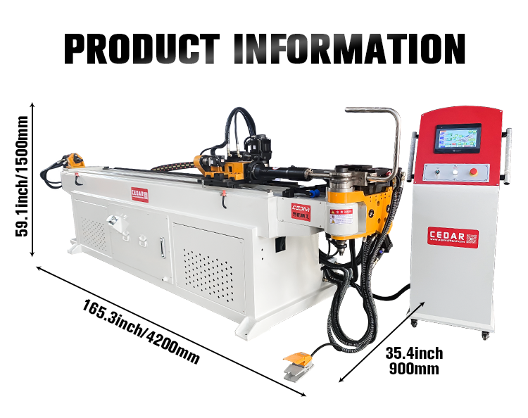 Portable CNC 3D Automatic Metal Table Elbow Bending Machine Hydraulic and Electric Power with Loading Circular Pipe Feature