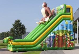 Wholesale Large Gorilla Commercial Inflatable Slide Green Inflatable Dry Slide For Amusement from china suppliers