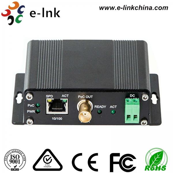Quality 10 / 100 Base Ethernet To Coaxial Cable Adapter / Ethernet To Coax Media Converter for sale