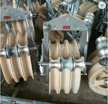 Large Diameter Construction Galvanized Conductor Stringing Blocks