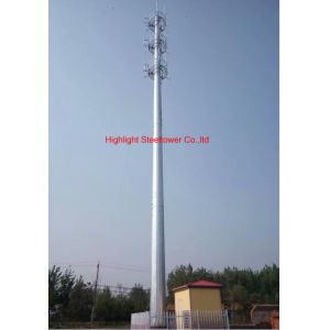 Wholesale Round Tubular Steel Transmission Tower Self Supporting Full Inspection from china suppliers