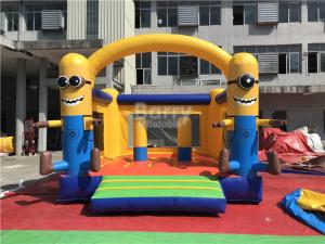 Wholesale Commercial Inflatable Minions Bounce House For Clearance , Inflatable Bouncer Trampoline from china suppliers