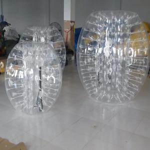 Wholesale Transparent Inflatable Bumper Ball Body Bumper Ball 1.0 mm PVC 1.2 / 1.5 m Diameter from china suppliers