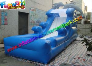 Wholesale 18 OZ Home Mini Doplhine inflatable water slides for pools from china suppliers