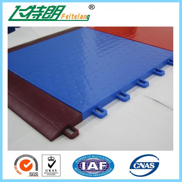 Quality Portable Interlocking Rubber Floor Tiles For Athletic Sports Field 10 Years Using Life for sale