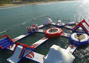 Wholesale Popular Floating Inflatable Island , Aquatic Inflatable Water Park Equipment For Adult from china suppliers