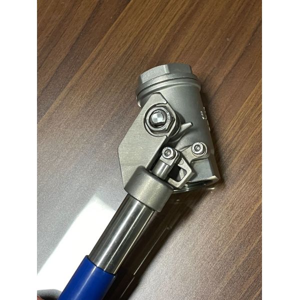 TQ Channel Straight Through Type Ball Valve Full Bore Direct Mount Spring Return