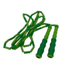 China Green Color Unisex Bamboo Jump Rope Exercise Skipping Rope For Kid Teenager for sale