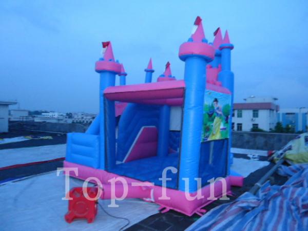 Quality Kids Indoor or Outdoor Princess Commercial Inflatables Bouncy Castle House for Hire for sale