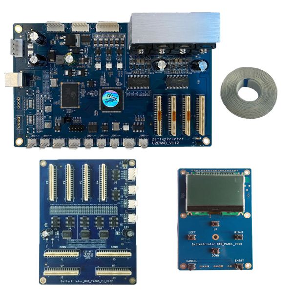 TX800 Print Board Set Crystal Label Printer Mainboard For UV Flat Panel White Ink Pyrography Printer