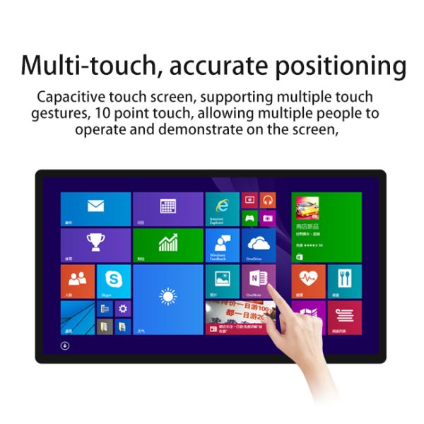 Hottest 43 inch Indoor Interactive Smart Touch Screen TV Table For Restaurant