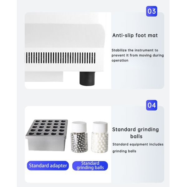 Low-temperature freezing grinding instrument, low-temperature grinding, effectively solving sample processing problems