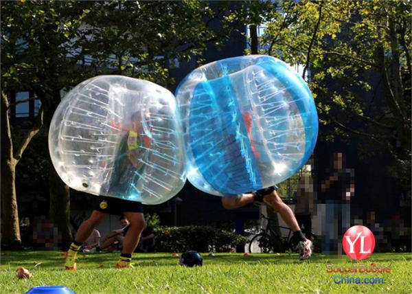 Quality Commercial Inflatable Bubble Ball Soccer 1.2m Dia / 1.5m Dia / 1.8m Dia for sale