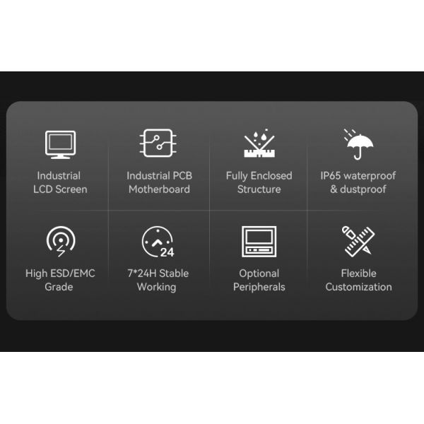 MJK 15.6 Inch Industrial Touch Screen PC for Manufacturing Execution System 4GB 64GB MES Panel PC in Stock
