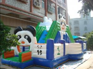 China Inflatable fun city / inflatable playground  / panda jumping playground fun city on sale