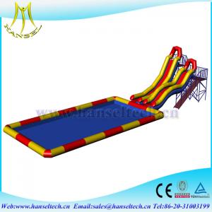 Wholesale Hansel popular inflatable bounce house waterslide rental business from china suppliers