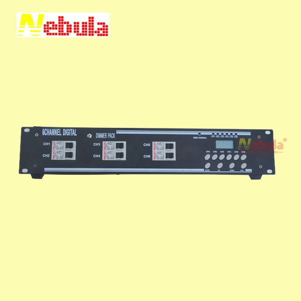 NEBULA 6CH Channel Digital DMX Outlet Switch Control Socket Dimmer Pack for Bulb Lights