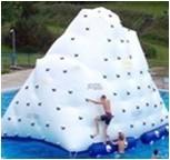 Wholesale White Durable 0.9mm PVC tarpaulin Inflatable Iceberg YHIB 001 for family pool from china suppliers
