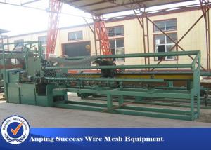 China Green Customized Chain Link Fence Making Machine For Low Carbon Wire on sale