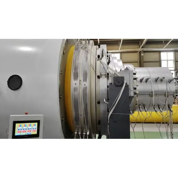 HDPE Jacket Pipe Extrusion Line for Pre-Insulated Pipes with Customizable Color One-time Molding and Smooth Pipe Walls
