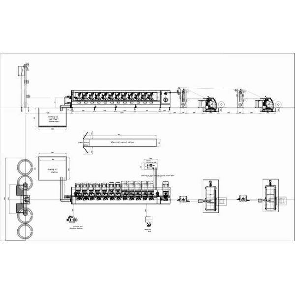 Fast Speed Rod Breakdown Cable Drawing Machine For Copper And Aluminum Wire