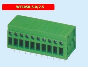China Industrial Screw Type PCB Terminal Block WT105R  Spacing 5.0 / 7.5 Mm on sale