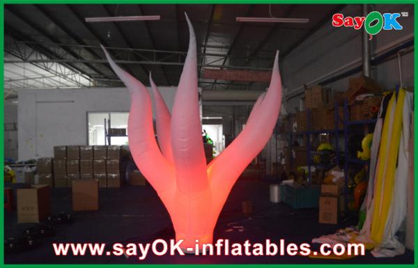 Quality 3 M Large Inflatable Led Lighting Ground Oxford Cloth Promote for sale