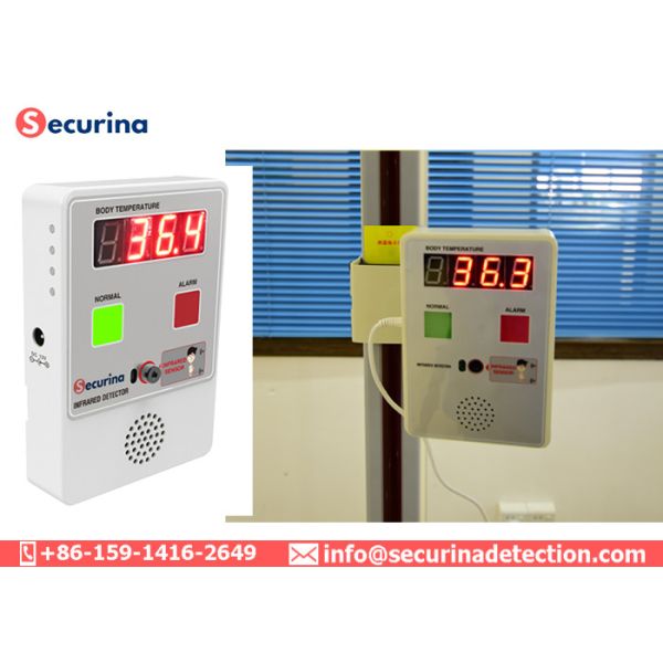 Touchless Wall Mounted Human Temperature Measure Thermometer with LED Display