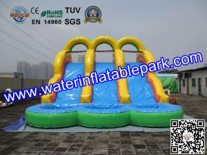Wholesale 18OZ PVC  Fun Adult Inflatable Water Slides Rentals For Event And Party from china suppliers