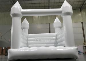 Wholesale Commercial White Inflatable Slide Bouncer Jumping Castle For Party from china suppliers