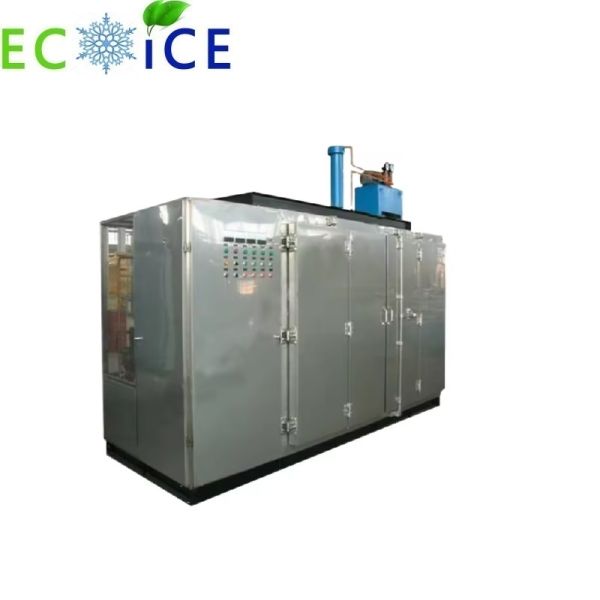 Automatic Stacking and Loading System for Processed Meat and Poultry Products Contact Plate Freezer