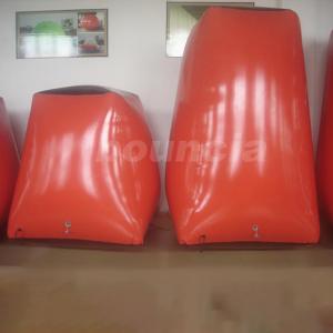 China Red Paintball Field Equipment Inflatable Paintball Bunker on sale
