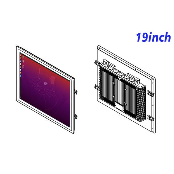 19-Inch Integrated Linux Display for Access Control and Medical Diagnostics