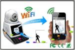 Wireless alarm remote controlled cameras , house intercom system wireless camera
