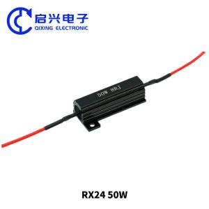 Wholesale RXG24 Black Aluminum Shell 50W Wire Wound Braking Resistor from china suppliers
