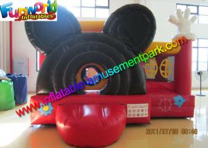 Wholesale Mickey Mouse Inflatable Bounce Houses , Small Jumping Castle With Repair Kit from china suppliers