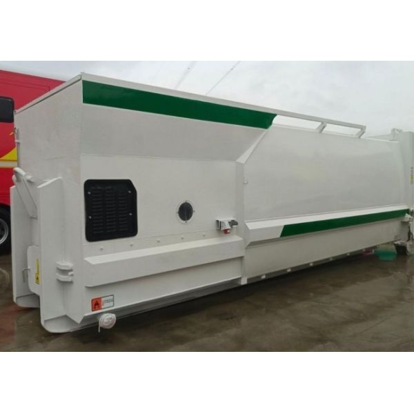 Movable 6m³ Rubbis Auger Marine Solid Hydraulic Refuse Trash Waste Garbage Compactor