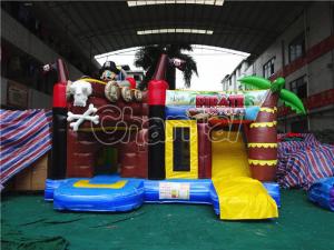 China Fire Resistant Blow Up Jump Houses Pirate Theme Children'S Blow Up Bouncy Castle on sale