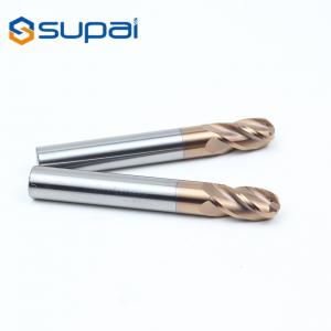 China 4 Flutes Ball Nose End Mills 100% Tungsten Carbide Tool Grinder For CNC Milling Factory on sale
