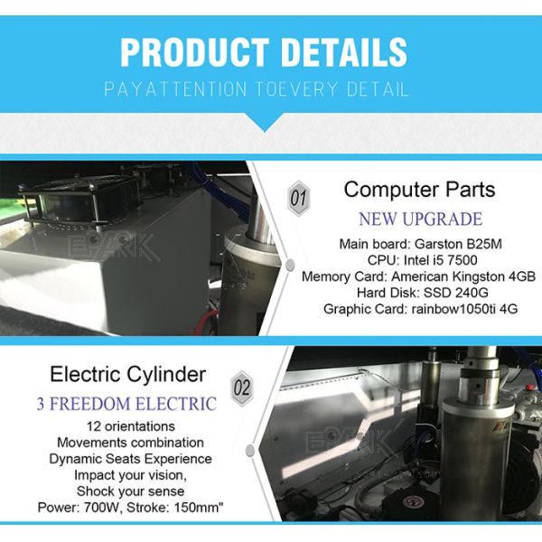 360 ° rotating 9D VR Platform With 1 Seat Virtual Reality Experience Game Machine