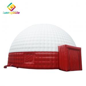 Wholesale Giant Inflatable Igloo Tent , Red White Blow Up Dome Tent For Advertising Activity from china suppliers