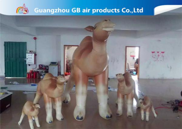 Quality Customized Cartoon Shape Inflatable Camel Animal Model For Event Party for sale