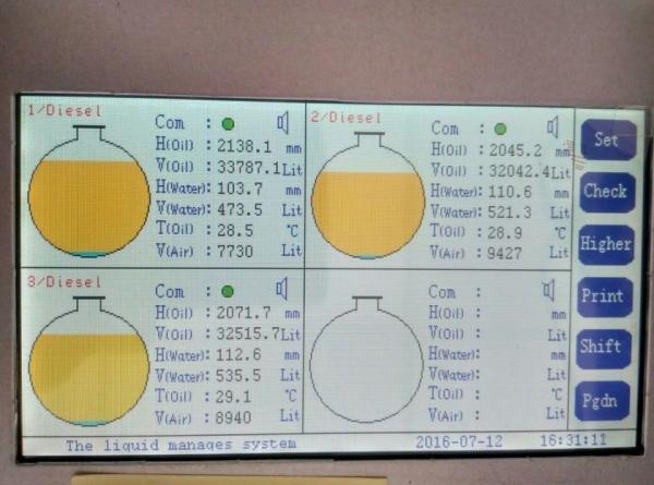 ATG Fuel Tank Level Gauge