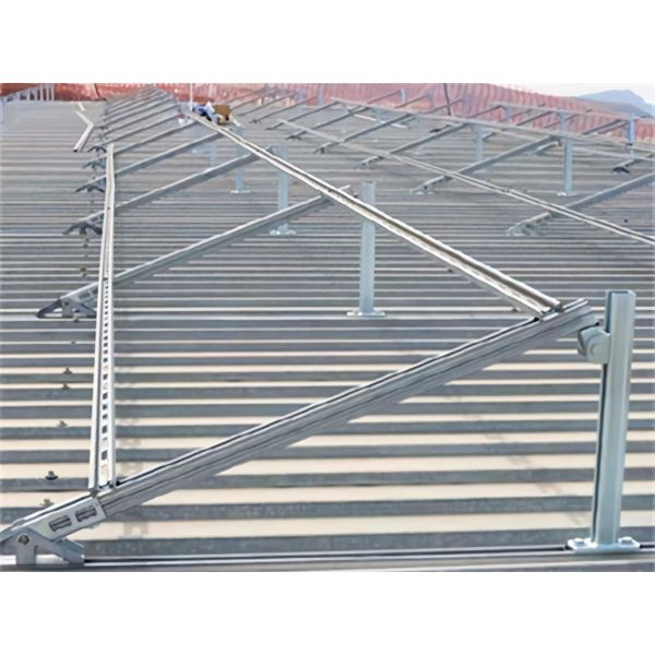 Corrosion Resistant Flat Ground PV Mounting Brackets For Solar Panel Installation