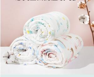 Wholesale Three Layer Custom Printed Gauze Fabric from china suppliers