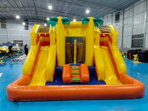 Wholesale PVC 4x4x3m Inflatable Combos Little Bounce House Kids Bouncy Castle With Slide Commercial Inflatable Bouncer from china suppliers