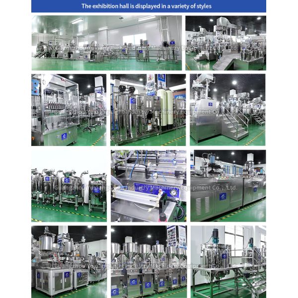 Making Machine Vacuum Homogenizer Emulsifying Mixing Machine for Cosmetics