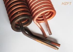 Wholesale Copper or Copper Nickel Finned Tube Coil as Refrigeration Condenser / Refrigeration Evaporator from china suppliers