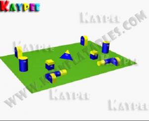 Wholesale Team Practice Package a,Inflatable paintball Bunker,paintball filed,arena KPB026 from china suppliers